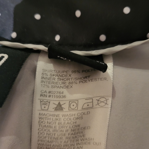 Chic Black Polka Dot Skort - Picture 4 of 6